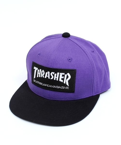 THRASHER（スラッシャー）の「WEGO/THRASHERキャップ（キャップ・レディース・ブラック/パープル・FREE）」の9枚目の写真