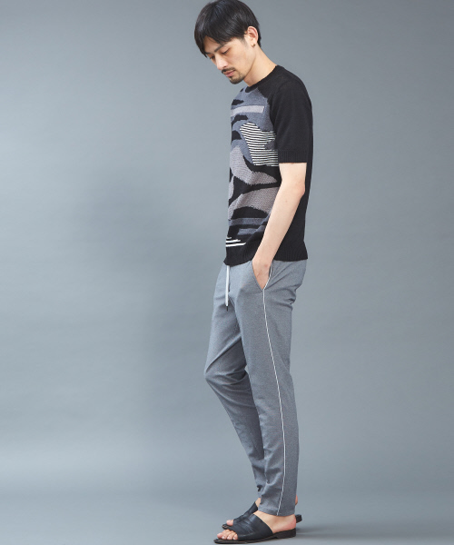 5351 POUR LES HOMMES（ゴーサンゴーイチプールオム）の「サイドラインカノコスラックス（スラックス・メンズ・ブラック/ネイビー/グレー・44/46/48）」の11枚目の写真