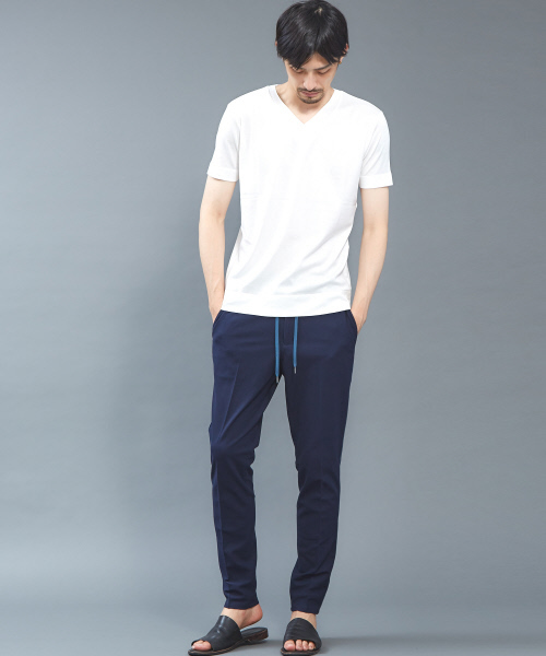 5351 POUR LES HOMMES（ゴーサンゴーイチプールオム）の「サイドラインカノコスラックス（スラックス・メンズ・ブラック/ネイビー/グレー・44/46/48）」の8枚目の写真