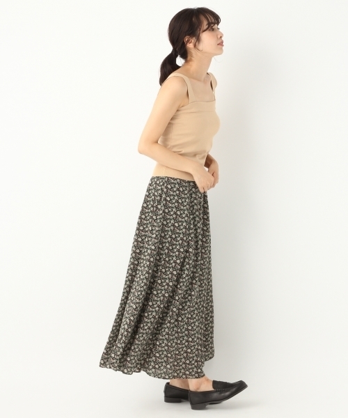 A part by（アパートバイ）の「Pフロントボタンマキシスカート 802505（スカート・レディース・ブラック系その他/ベージュ系その他/ダークブラウン/パープル・MEDIUM/LARGE）」の6枚目の写真