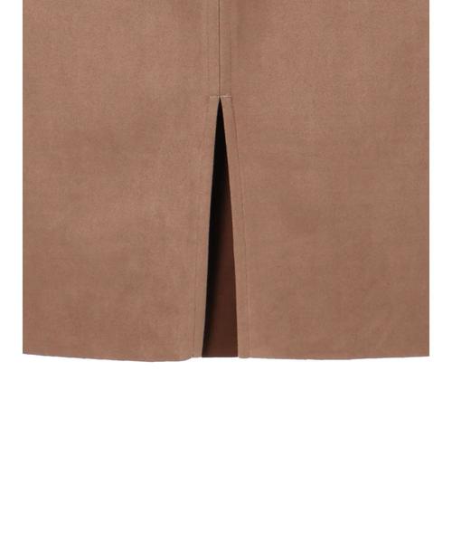 YECCA VECCA(イェッカヴェッカ)の「フェイクスエードポケットスカート(スカート・レディース・グレー/カーキ/キャメル・FREE)」の15枚目の写真