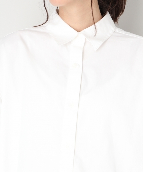 LOWRYS FARM（ローリーズファーム）の「チュニックシャツ　809004（シャツ/ブラウス・レディース・オフホワイト/ブラック/ベージュ/ストライプ・FREE）」の12枚目の写真