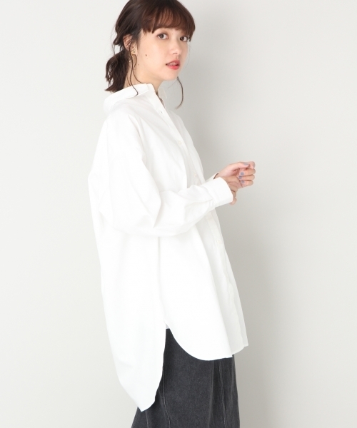 LOWRYS FARM（ローリーズファーム）の「チュニックシャツ　809004（シャツ/ブラウス・レディース・オフホワイト/ブラック/ベージュ/ストライプ・FREE）」の21枚目の写真