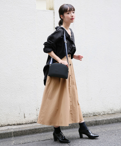 LOWRYS FARM（ローリーズファーム）の「チュニックシャツ　809004（シャツ/ブラウス・レディース・オフホワイト/ブラック/ベージュ/ストライプ・FREE）」の18枚目の写真