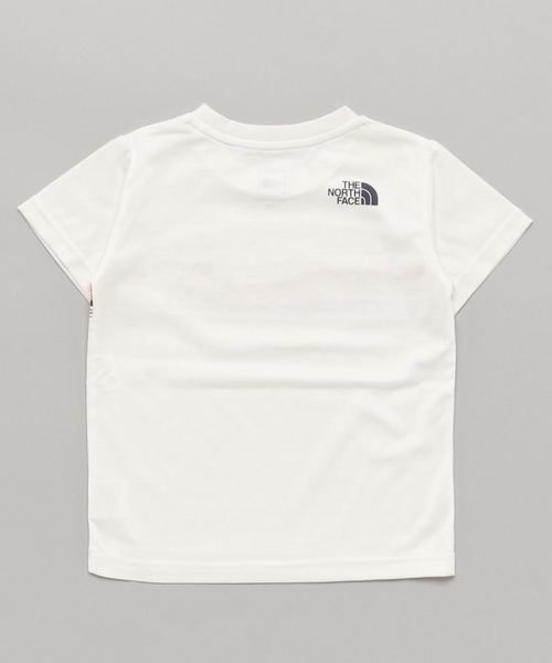 THE NORTH FACE(ザノースフェイス)の「ザ・ノース・フェイス キッズ フロントグラフィックTシャツ / ショートスリーブロックフェイスティー(Tシャツ/カットソー・キッズ・ホワイト/ネイビー/オリーブ/ピンク・110/120/130/140/150)」の5枚目の写真