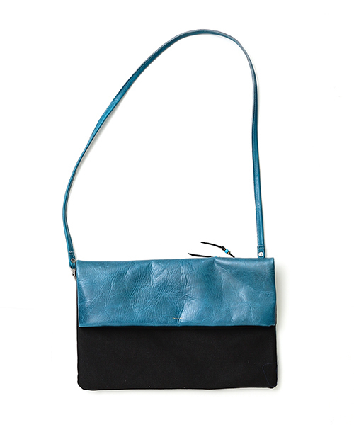 rehacer(レアセル)の「rehacer: 2tone clutch bag(クラッチバッグ・メンズ・カーキ/ブラック/ベージュ・FREE)」の1枚目の写真