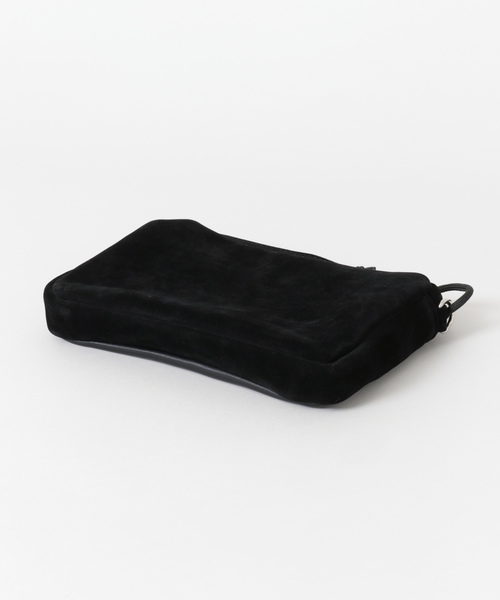 ITEMS URBANRESEARCH（アイテムズ アーバンリサーチ）の「ポリスエードサコッシュ（ショルダーバッグ・メンズ・ブラック/ベージュ/ブラウン・ONE）」の7枚目の写真