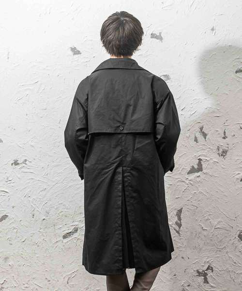 MinoriTY（マイノリティ）の「ツイルロングトレンチコート（ダウンジャケット/コート・メンズ・ブラック/ベージュ・M/L）」の12枚目の写真