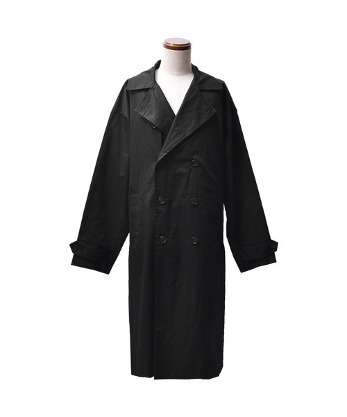 MinoriTY（マイノリティ）の「ツイルロングトレンチコート（ダウンジャケット/コート・メンズ・ブラック/ベージュ・M/L）」の10枚目の写真