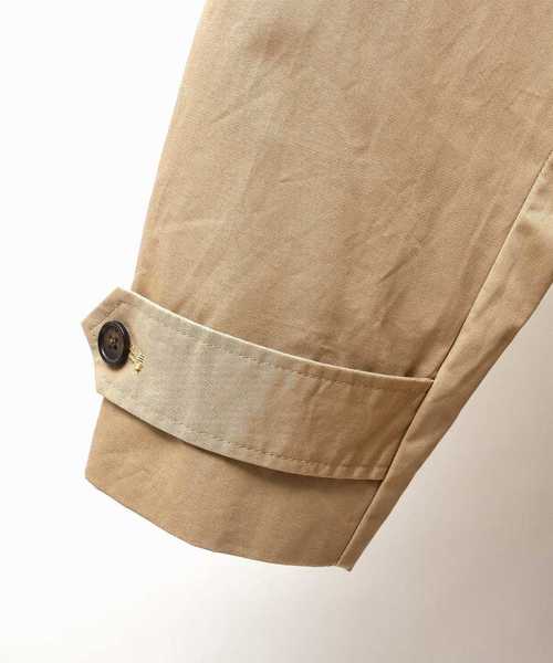 MinoriTY（マイノリティ）の「ツイルロングトレンチコート（ダウンジャケット/コート・メンズ・ブラック/ベージュ・M/L）」の7枚目の写真