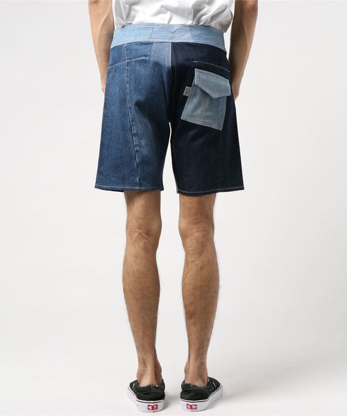 JACKROSE（ジャックローズ）の「lettersﾎﾞｰﾄﾞｼｮｰﾂB（デニムパンツ・メンズ・インディゴブルー・M）」の2枚目の写真
