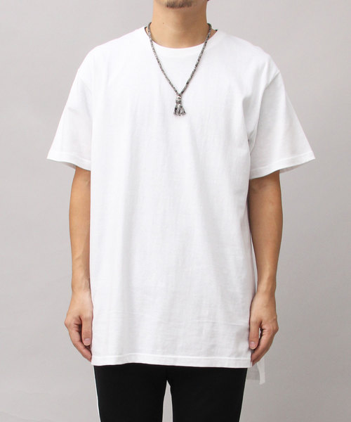 United Athle（ユナイテッドアスレ）の「【 United Athle 】 5.6オンス ロングレングス スリット Tシャツ / ロング丈（Tシャツ/カットソー・メンズ・ホワイト/ブラック/グレー・M/L）」の6枚目の写真