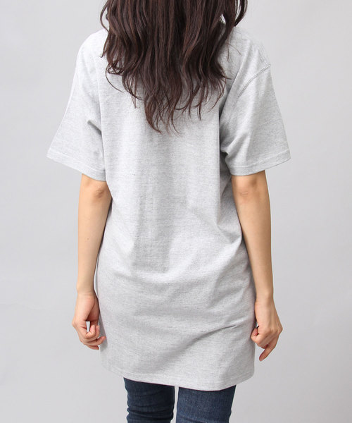 United Athle（ユナイテッドアスレ）の「【 United Athle 】 5.6オンス ロングレングス スリット Tシャツ / ロング丈（Tシャツ/カットソー・メンズ・ホワイト/ブラック/グレー・M/L）」の8枚目の写真