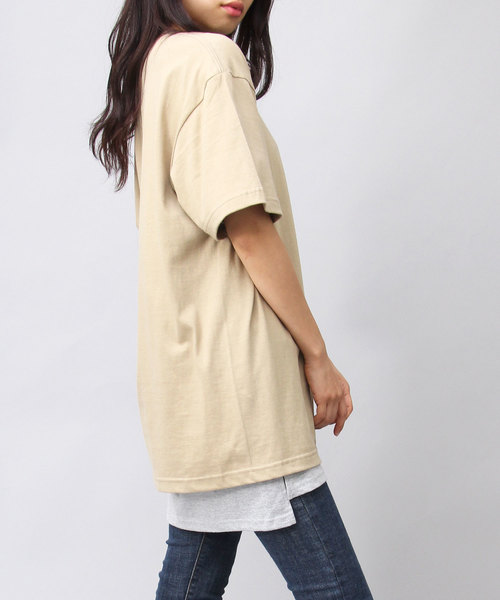 United Athle（ユナイテッドアスレ）の「【 United Athle 】 5.6オンス ロングレングス スリット Tシャツ / ロング丈（Tシャツ/カットソー・メンズ・ホワイト/ブラック/グレー・M/L）」の18枚目の写真