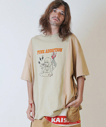 masterkey | mt5394-PUNKADDICTION リメイクTシャツ(Tシャツ/カットソー)