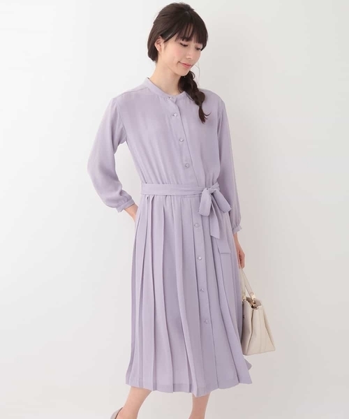 セール シフォンプリーツシャツワンピース ワンピース Ofuon オフオン のファッション通販 Zozotown