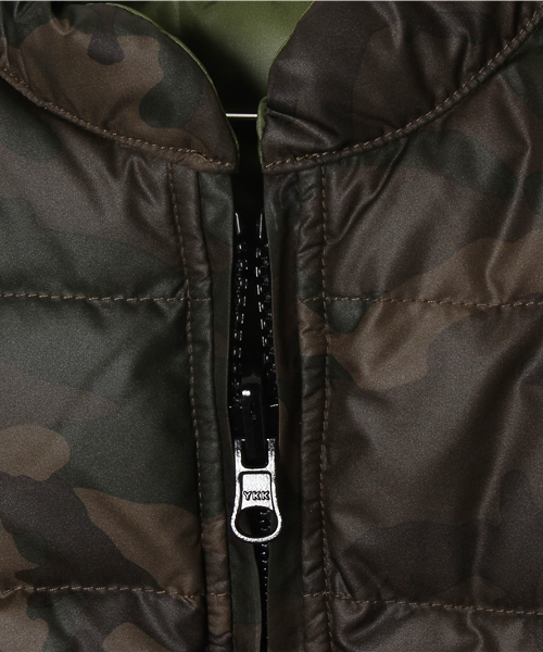 SHIPS(シップス)の「SHIPS KIDS:リバーシブル ダウン ベスト(baby)(ダウンベスト・キッズ・ブラウン/グリーン・80/90)」の5枚目の写真