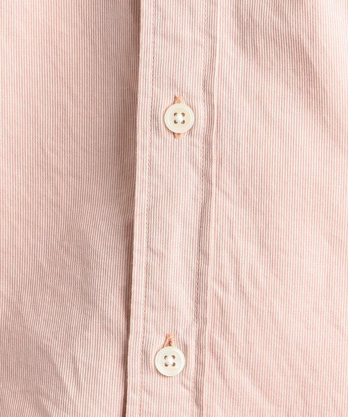 green label relaxing（グリーンレーベルリラクシング）の「CM コードドビー ボタンダウン シャツ LS ◆（シャツ/ブラウス・メンズ・グレー/オフホワイト/オリーブ/ライトピンク/コバルトブルー・S/M/L/XL）」の17枚目の写真