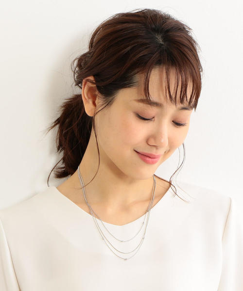 THE STATION STORE（ザ ステーション ストア）の「＜closet story＞ムスビチェーン ネックレス（ネックレス・レディース・シルバー/ゴールド・FREE）」の2枚目の写真