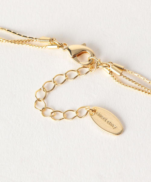 THE STATION STORE（ザ ステーション ストア）の「＜closet story＞ムスビチェーン ネックレス（ネックレス・レディース・シルバー/ゴールド・FREE）」の4枚目の写真