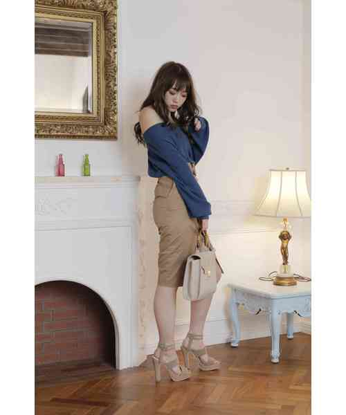 LIPSERVICE（リップサービス）の「SOFTタッチSpringニットトップス（ニット/セーター・レディース・ホワイト/ブルー/ピンク/ブラック/その他1・FREE）」の12枚目の写真