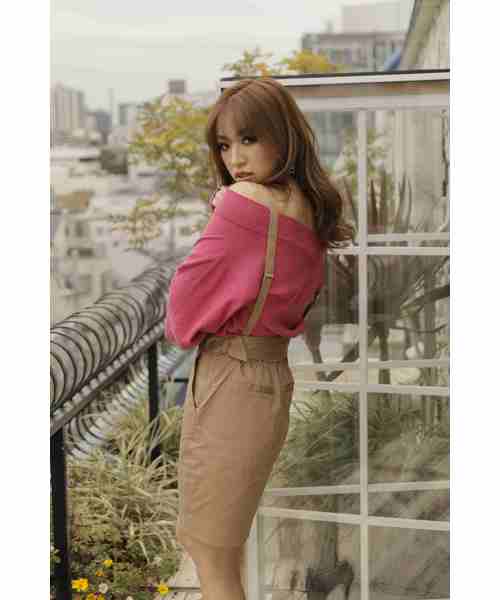 LIPSERVICE（リップサービス）の「SOFTタッチSpringニットトップス（ニット/セーター・レディース・ホワイト/ブルー/ピンク/ブラック/その他1・FREE）」の6枚目の写真