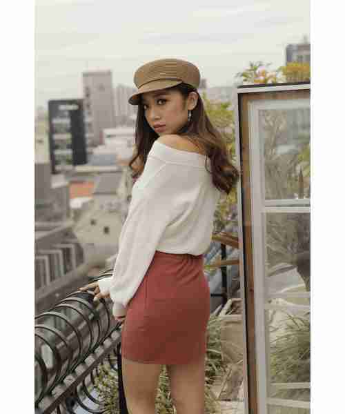 LIPSERVICE（リップサービス）の「SOFTタッチSpringニットトップス（ニット/セーター・レディース・ホワイト/ブルー/ピンク/ブラック/その他1・FREE）」の11枚目の写真