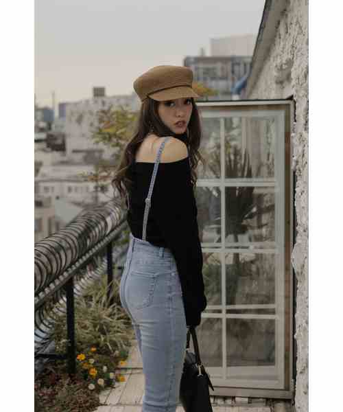 LIPSERVICE（リップサービス）の「SOFTタッチSpringニットトップス（ニット/セーター・レディース・ホワイト/ブルー/ピンク/ブラック/その他1・FREE）」の10枚目の写真