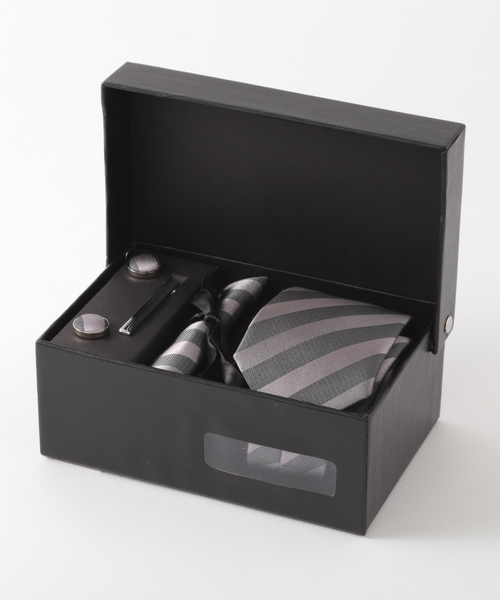 Quit Running（クイトランニング）の「シルクネクタイ スーツ メンズギフト箱4点セット レジメンタルストライプ ナロータイ（ネクタイ・メンズ・ブラック/ネイビー/ブラウン/シルバー/ブラウン系その他/オレンジ/シルバー×ブルー/ネイビー×ホワイト/オリーブ/バーガンディー/インディゴブルー/ダークネイビー/ブルー系その他/ブルー系その他2/ライトブラウン/ライトブルー・FREE）」の15枚目の写真