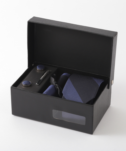 Quit Running（クイトランニング）の「シルクネクタイ スーツ メンズギフト箱4点セット レジメンタルストライプ ナロータイ（ネクタイ・メンズ・ブラック/ネイビー/ブラウン/シルバー/ブラウン系その他/オレンジ/シルバー×ブルー/ネイビー×ホワイト/オリーブ/バーガンディー/インディゴブルー/ダークネイビー/ブルー系その他/ブルー系その他2/ライトブラウン/ライトブルー・FREE）」の8枚目の写真