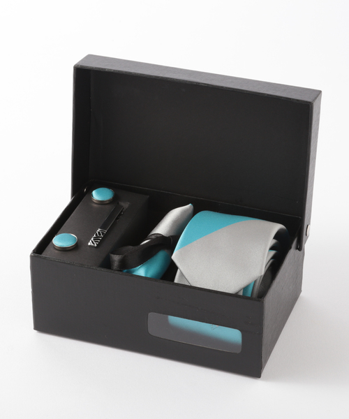 Quit Running（クイトランニング）の「シルクネクタイ スーツ メンズギフト箱4点セット レジメンタルストライプ ナロータイ（ネクタイ・メンズ・ブラック/ネイビー/ブラウン/シルバー/ブラウン系その他/オレンジ/シルバー×ブルー/ネイビー×ホワイト/オリーブ/バーガンディー/インディゴブルー/ダークネイビー/ブルー系その他/ブルー系その他2/ライトブラウン/ライトブルー・FREE）」の7枚目の写真