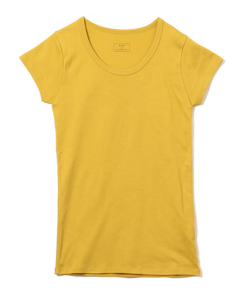 SHIPS(シップス)の「コーコランTシャツ(Tシャツ/カットソー・レディース・ブラック/ライトホワイト/ネイビー/イエロー・38/36)」の1枚目の写真