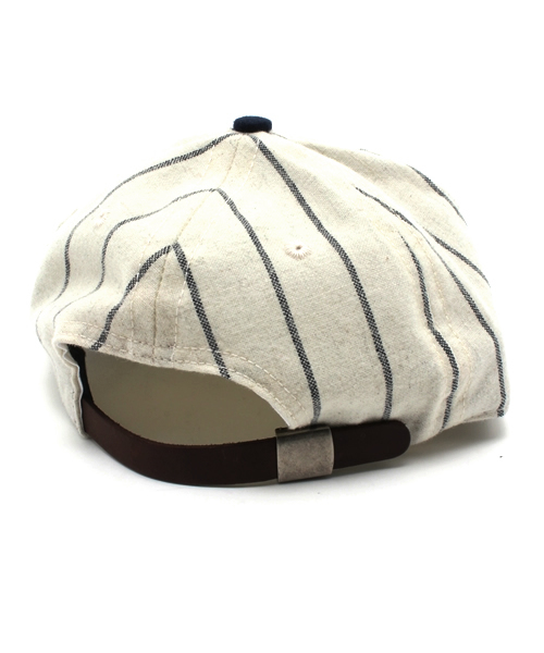 ONSPOTZ（オンスポッツ）の「ONSPOTZ ORIGINAL EBBETSFEILD NEGRO LEAGUE CAP NEW YORK BLACK YANKEES 1936 SHORT VISOR WHITE（キャップ・メンズ・ホワイト×ネイビー・FREE）」の3枚目の写真