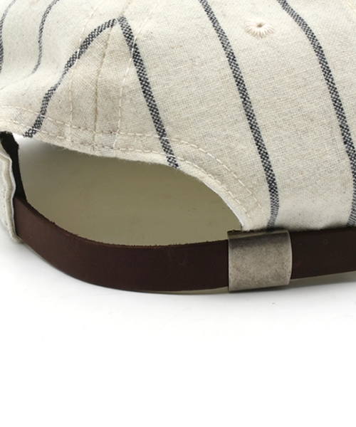 ONSPOTZ（オンスポッツ）の「ONSPOTZ ORIGINAL EBBETSFEILD NEGRO LEAGUE CAP NEW YORK BLACK YANKEES 1936 SHORT VISOR WHITE（キャップ・メンズ・ホワイト×ネイビー・FREE）」の6枚目の写真