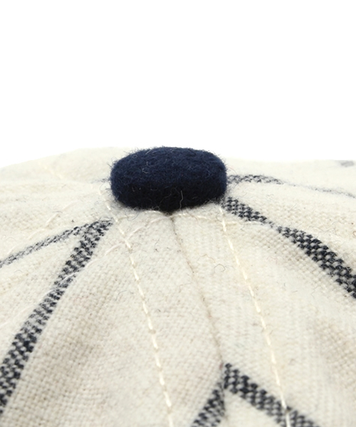 ONSPOTZ（オンスポッツ）の「ONSPOTZ ORIGINAL EBBETSFEILD NEGRO LEAGUE CAP NEW YORK BLACK YANKEES 1936 SHORT VISOR WHITE（キャップ・メンズ・ホワイト×ネイビー・FREE）」の8枚目の写真