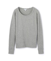 ジェームスパース JAMESPERSEドロップショルダー スウェット グレージュ 20JCTEELOOSE 五分袖ドロップショルダー ・taupe（ウォッシュ