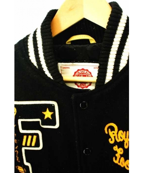 ブランド古着】レザー切替スタジャン（スタジャン）｜FRANKLIN