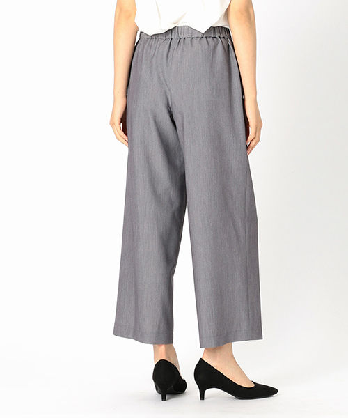 COMME CA ISM（コムサイズム）の「ポリエステルレーヨン ワイドパンツ（その他パンツ・レディース・ベージュ/グレー/ブルー・SMALL/MEDIUM/LARGE/X-SMALL/X-LARGE）」の6枚目の写真