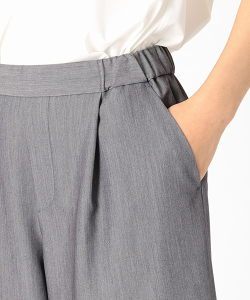 COMME CA ISM（コムサイズム）の「ポリエステルレーヨン ワイドパンツ（その他パンツ・レディース・ベージュ/グレー/ブルー・SMALL/MEDIUM/LARGE/X-SMALL/X-LARGE）」の4枚目の写真