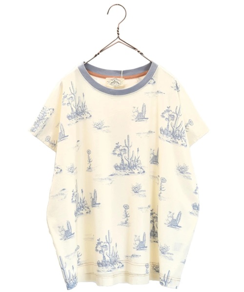 go slow caravan(ゴースローキャラバン)の「JUICY/ジューシー メキシコプリントTEE(Tシャツ/カットソー・レディース・ネイビー/アイボリー・FREE)」の2枚目の写真