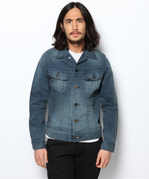 NANO universe（ナノユニバース）の「Lee/Jeggers Ⅱ 101J Jacket（デニムジャケット・メンズ・ライトブルー・LARGE/SMALL/MEDIUM）」の5枚目の写真