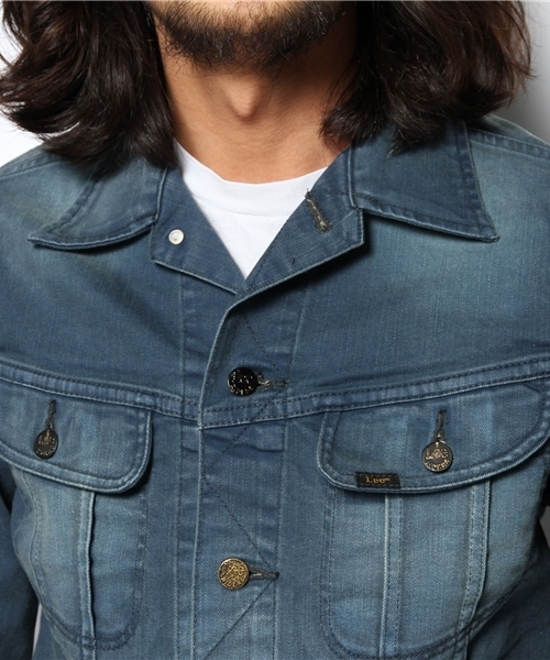 NANO universe（ナノユニバース）の「Lee/Jeggers Ⅱ 101J Jacket（デニムジャケット・メンズ・ライトブルー・LARGE/SMALL/MEDIUM）」の9枚目の写真