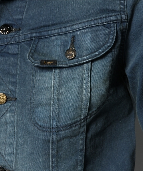 NANO universe（ナノユニバース）の「Lee/Jeggers Ⅱ 101J Jacket（デニムジャケット・メンズ・ライトブルー・LARGE/SMALL/MEDIUM）」の2枚目の写真