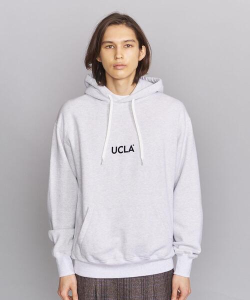 UCLA（ユーシーエルエー）の「【別注】 ＜UCLA＞ 100th HOOD BYSP/パーカー（パーカー・メンズ・ホワイト/グレー・MEDIUM/SMALL/X-LARGE/LARGE）」の6枚目の写真