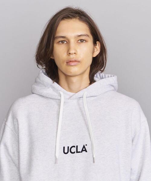 UCLA（ユーシーエルエー）の「【別注】 ＜UCLA＞ 100th HOOD BYSP/パーカー（パーカー・メンズ・ホワイト/グレー・MEDIUM/SMALL/X-LARGE/LARGE）」の5枚目の写真