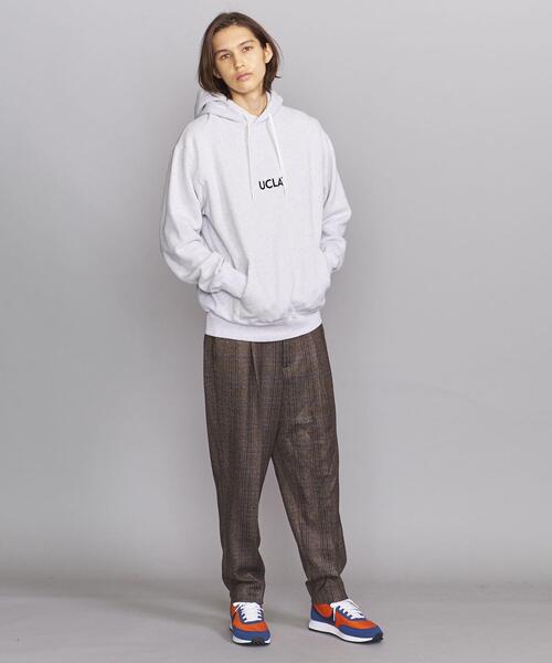 UCLA（ユーシーエルエー）の「【別注】 ＜UCLA＞ 100th HOOD BYSP/パーカー（パーカー・メンズ・ホワイト/グレー・MEDIUM/SMALL/X-LARGE/LARGE）」の15枚目の写真