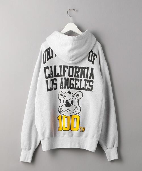 UCLA（ユーシーエルエー）の「【別注】 ＜UCLA＞ 100th HOOD BYSP/パーカー（パーカー・メンズ・ホワイト/グレー・MEDIUM/SMALL/X-LARGE/LARGE）」の9枚目の写真