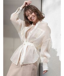 dazzlin | シャインカラーリラックスシャツ(シャツ/ブラウス)