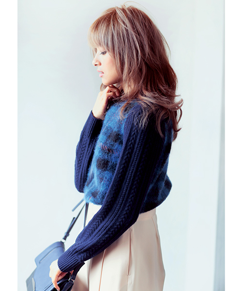 Ray BEAMS（レイビームス）の「Ray BEAMS / 1タック ワイド パンツ（その他パンツ・レディース・ライトベージュ/ブラック・0/1）」の4枚目の写真