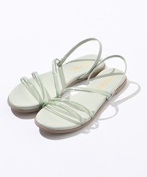 one after another NICE CLAUP | フラット クリアサンダル(サンダル)